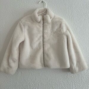 OshKosh B'gosh Cream Puffer Jacket with High Collar